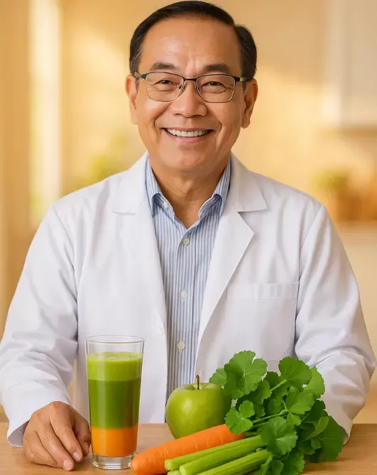 หมอสำราญแบ่งปันประสบการณ์ดูแลสุขภาพด้วยน้ำผักสกัดเย็นและธรรมชาติบำบัด